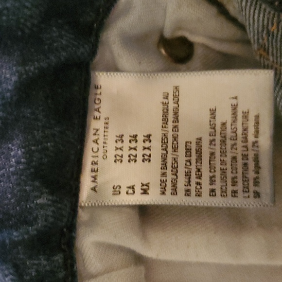 American Eagle Airflex+ Athletic skinny Jean size 32x34 - Picture 7 of 9